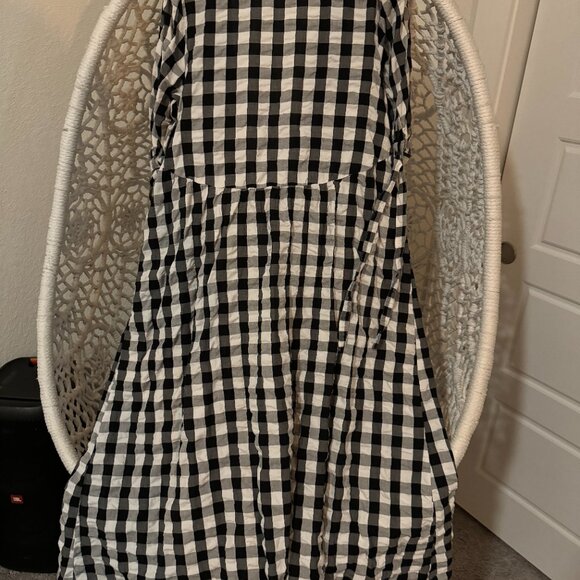 ASOS Black and White Checkered Maxi Dress - Picture 3 of 3